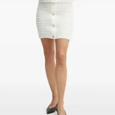Мини-юбка в рубчик
