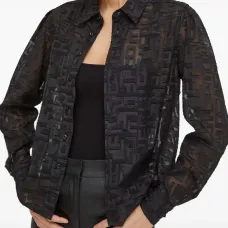 Рубашка с геометрическим узором Рубашка с геометрическим узором