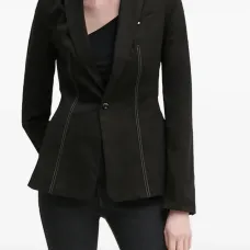 Пиджак с декоративной строчкой Пиджак с декоративной строчкой