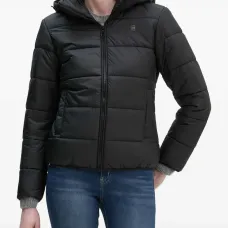 Стеганая куртка с капюшоном