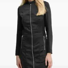 Мини-платье на молнии спереди Мини-платье на молнии спереди