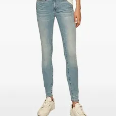 Джинсы скинни с завышенной талией