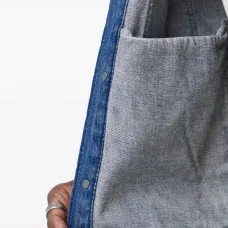 Джинсовая куртка на пуговицах