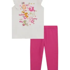 Комплект из футболки и брюк с логотипом