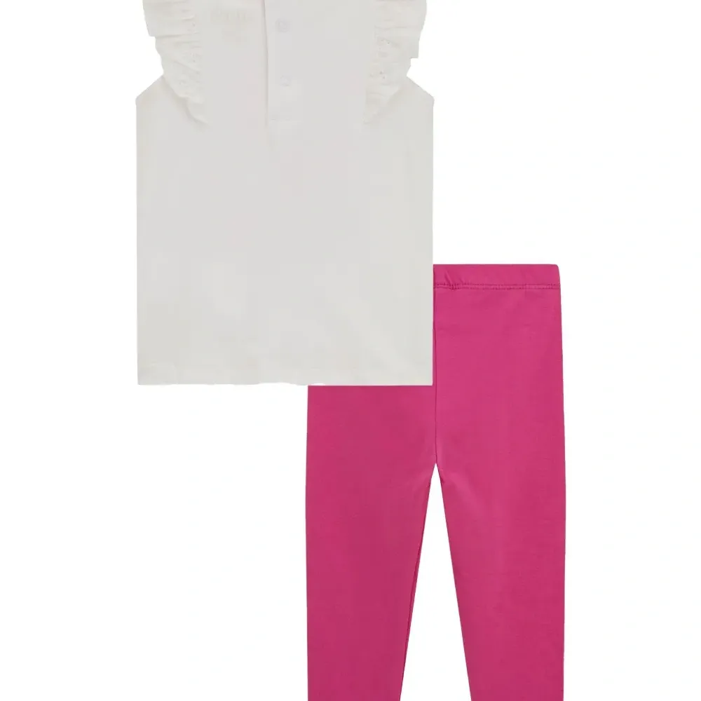 Комплект из футболки и брюк с логотипом