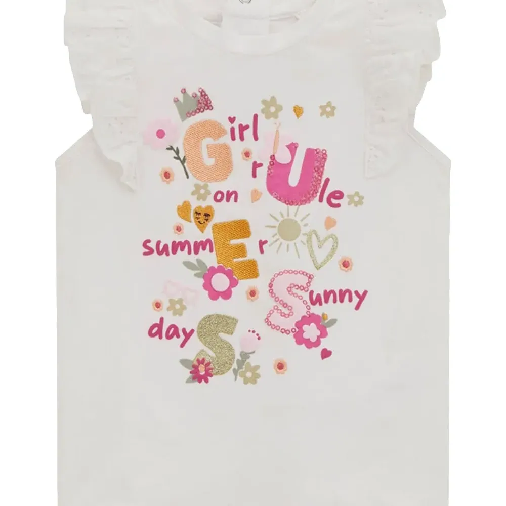 Комплект из футболки и брюк с логотипом