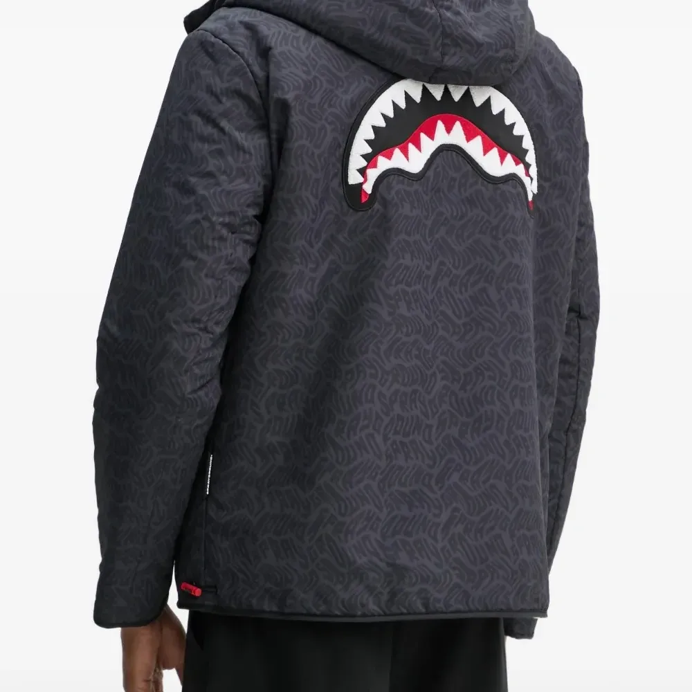 Двусторонняя куртка с капюшоном