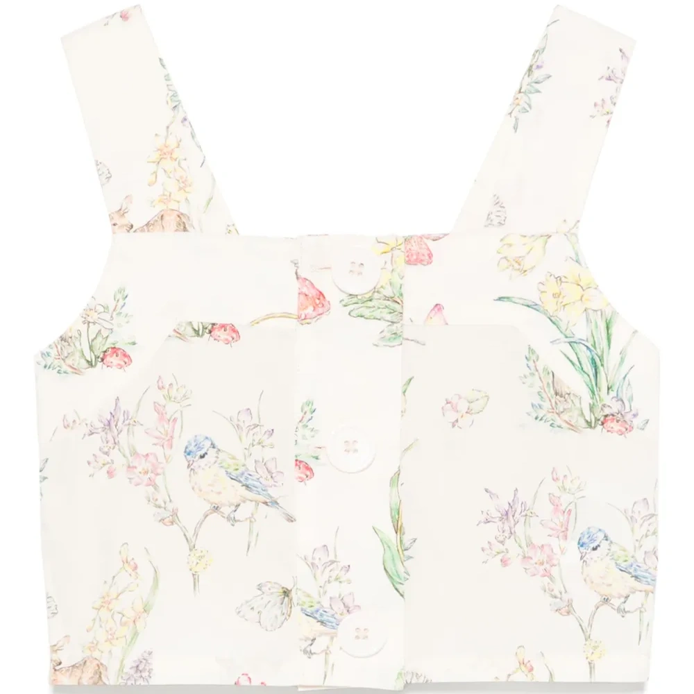 Топ с цветочным принтом