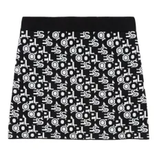 Трикотажная юбка мини с логотипом Трикотажная юбка мини с логотипом