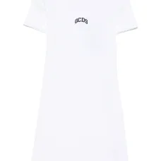 Платье мини с вышитым логотипом Платье мини с вышитым логотипом