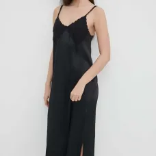 Платье-комбинация миди в технике кроше