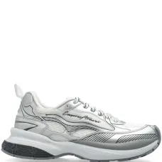 Кроссовки с тисненым логотипом