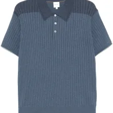 Рубашка поло в рубчик