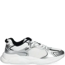 Кроссовки с эффектом металлик