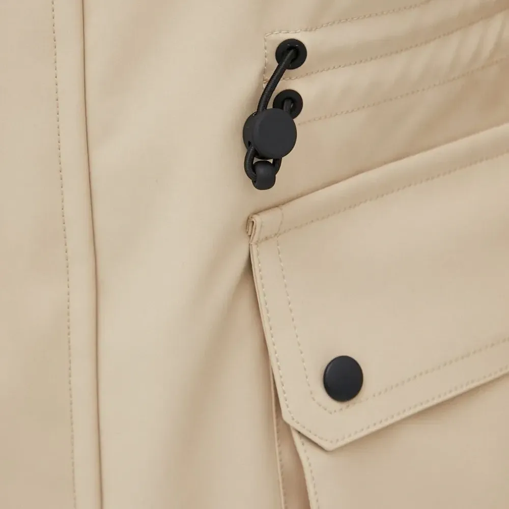 Парка с капюшоном и кулиской