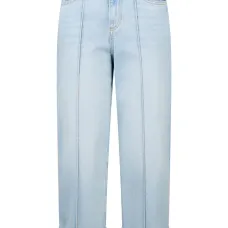 Укороченные джинсы прямого кроя Укороченные джинсы прямого кроя