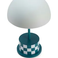 Настольная лампа в шахматную клетку (27 x 19 см)