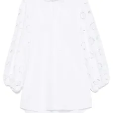 Платье мини с английской вышивкой Платье мини с английской вышивкой