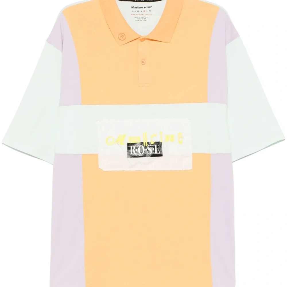 Рубашка поло в стиле колор-блок