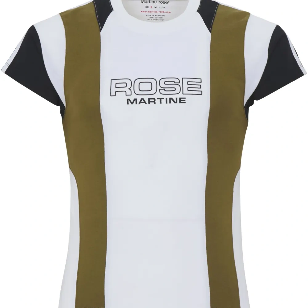 Футболка в стиле колор-блок с логотипом