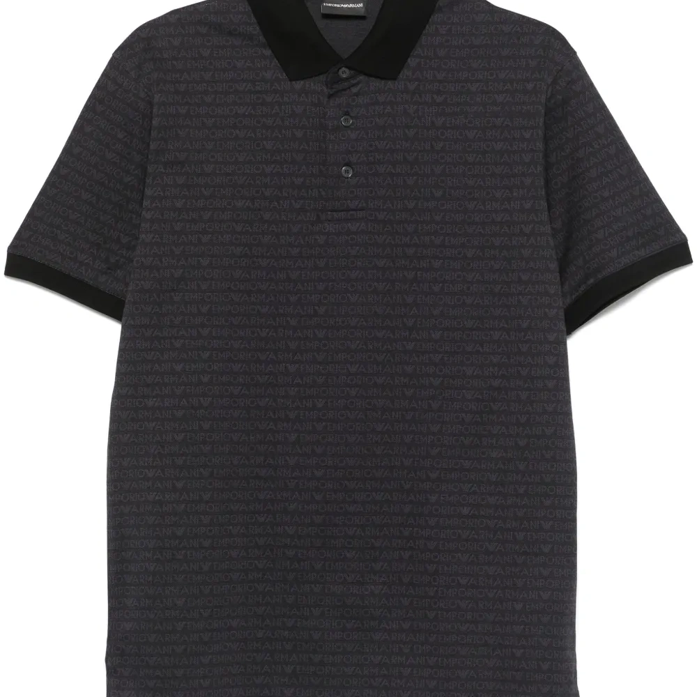 Рубашка поло с жаккардовым логотипом