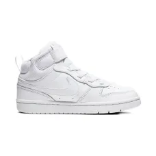 Кроссовки Court Borough Mid 2 Triple White Кроссовки Court Borough Mid 2 Triple White
