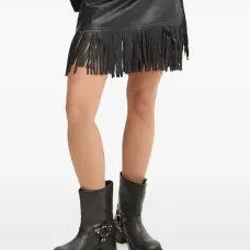 Юбка с бахромой