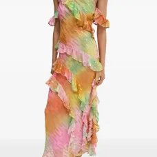 Платье Faro с пайетками и оборками