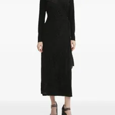 Платье с запахом и леопардовым принтом Платье с запахом и леопардовым принтом