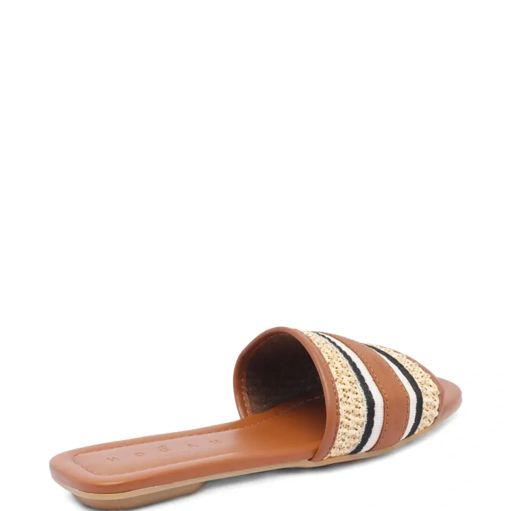 Шлепанцы с полосками