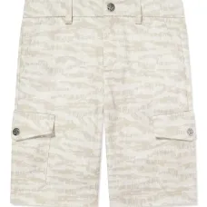 Шорты карго с монограммой