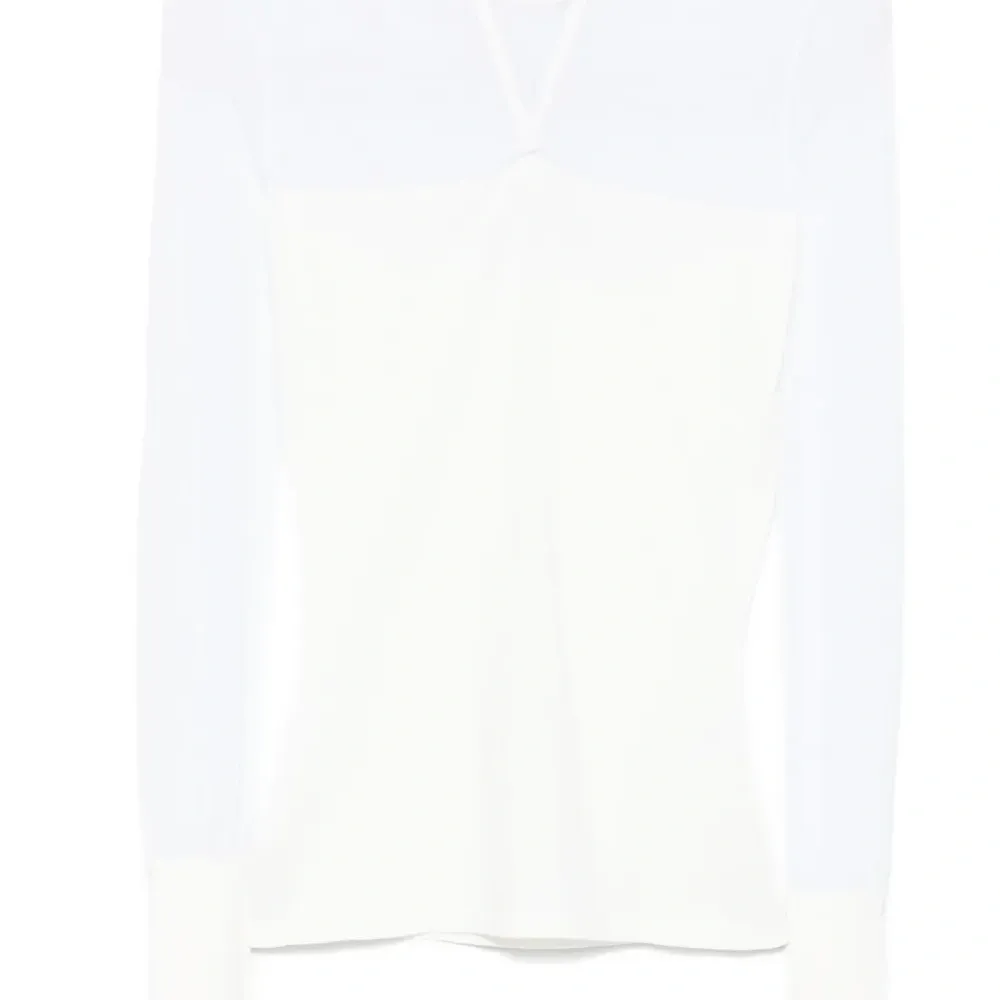 Трикотажный топ с прозрачными вставками