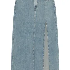 Джинсовая юбка макси