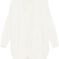 Кардиган с эффектом металлик