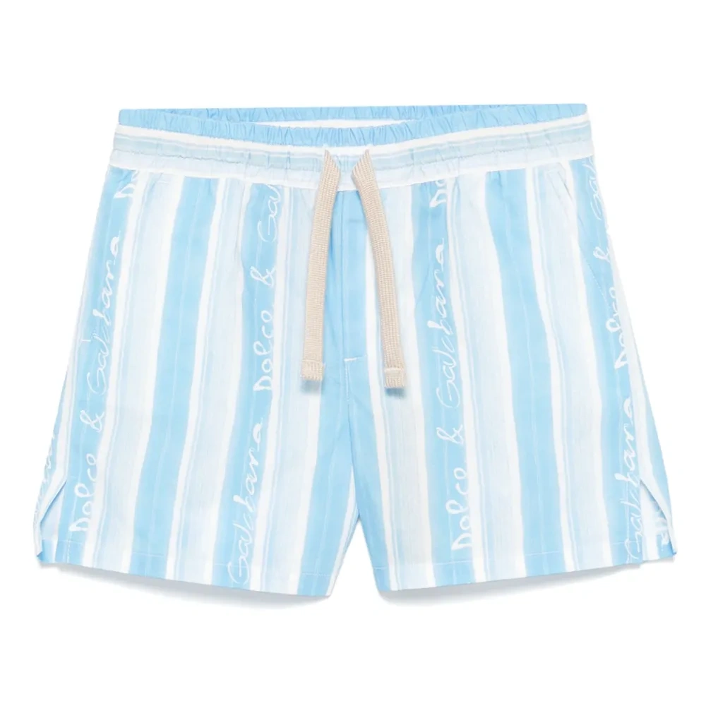 Поплиновые шорты в полоску