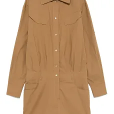 Поплиновое платье миди