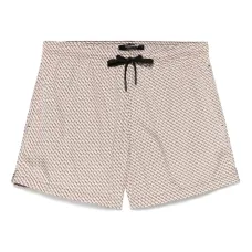 Плавки-шорты с геометричным принтом
