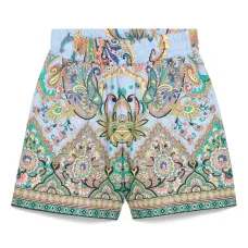 Шорты с цветочным принтом