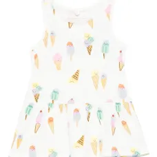 Платье с принтом Icecream