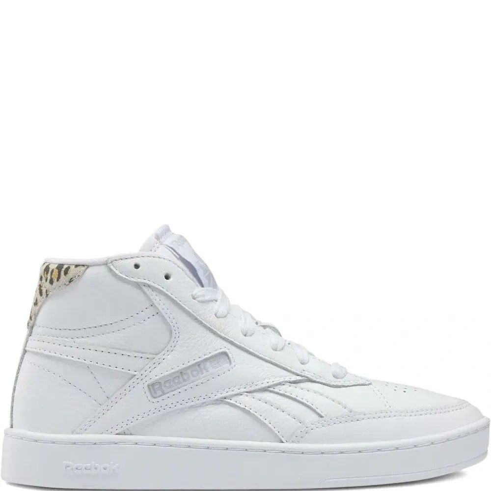 Высокие кеды Club C Form "Белый Леопард"