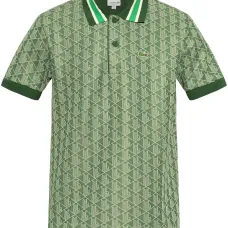 Жаккардовая рубашка поло с узором Жаккардовая рубашка поло с узором