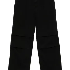 Брюки с вышитым логотипом