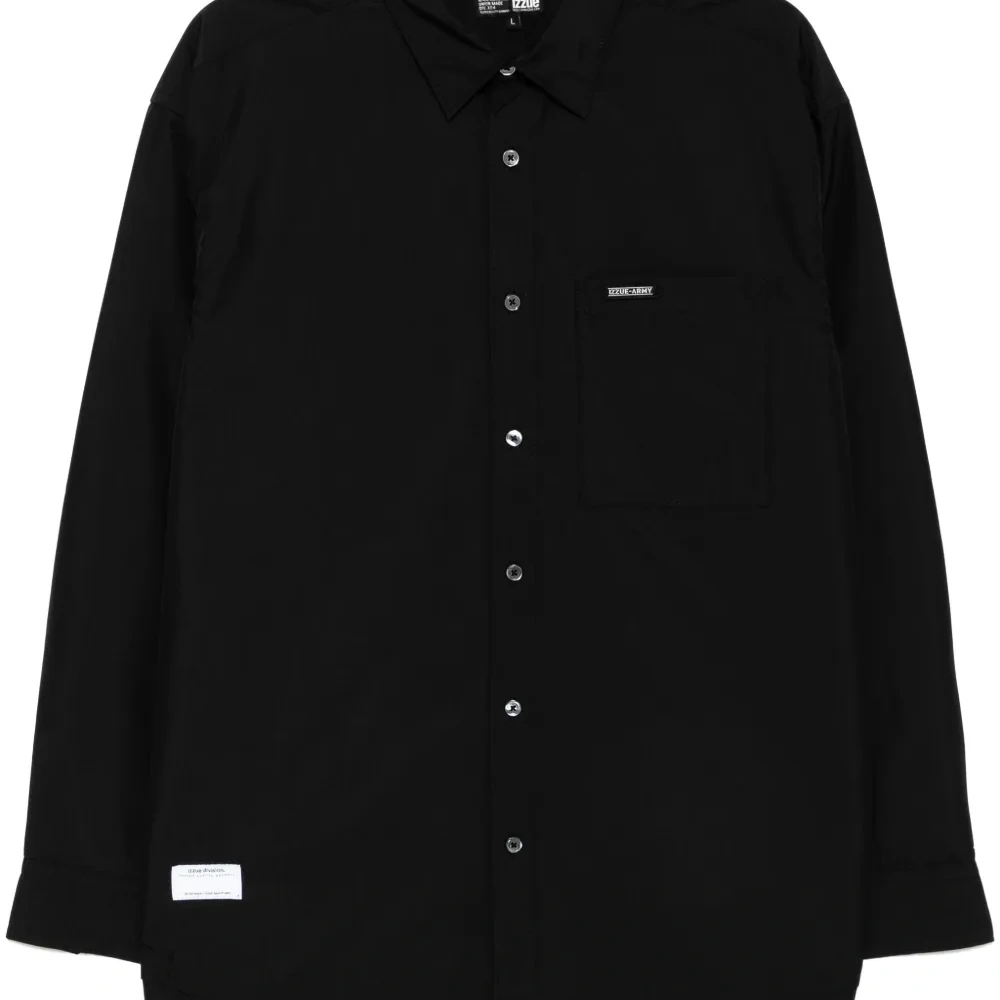 Рубашка с нашивкой-логотипом Рубашка с нашивкой-логотипом