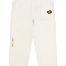 Брюки с нашивкой-логотипом