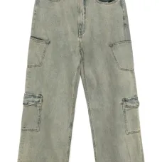 Широкие джинсы карго