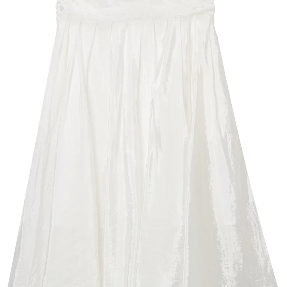 Юбка миди со складками