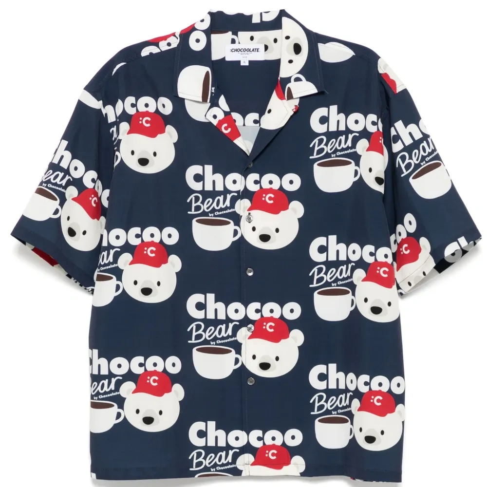 Рубашка с графичным принтом