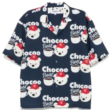 Рубашка с графичным принтом