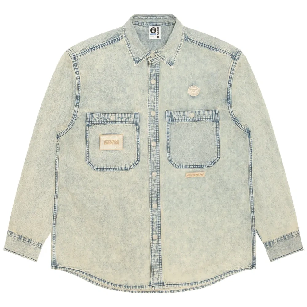 Рубашка с нашивкой-логотипом