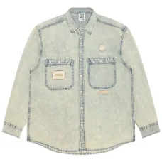 Рубашка с нашивкой-логотипом